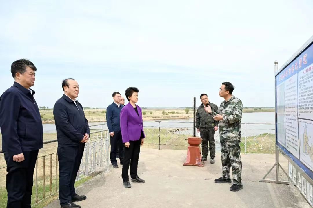 梁惠玲在齐齐哈尔调研嫩江流域防汛工作